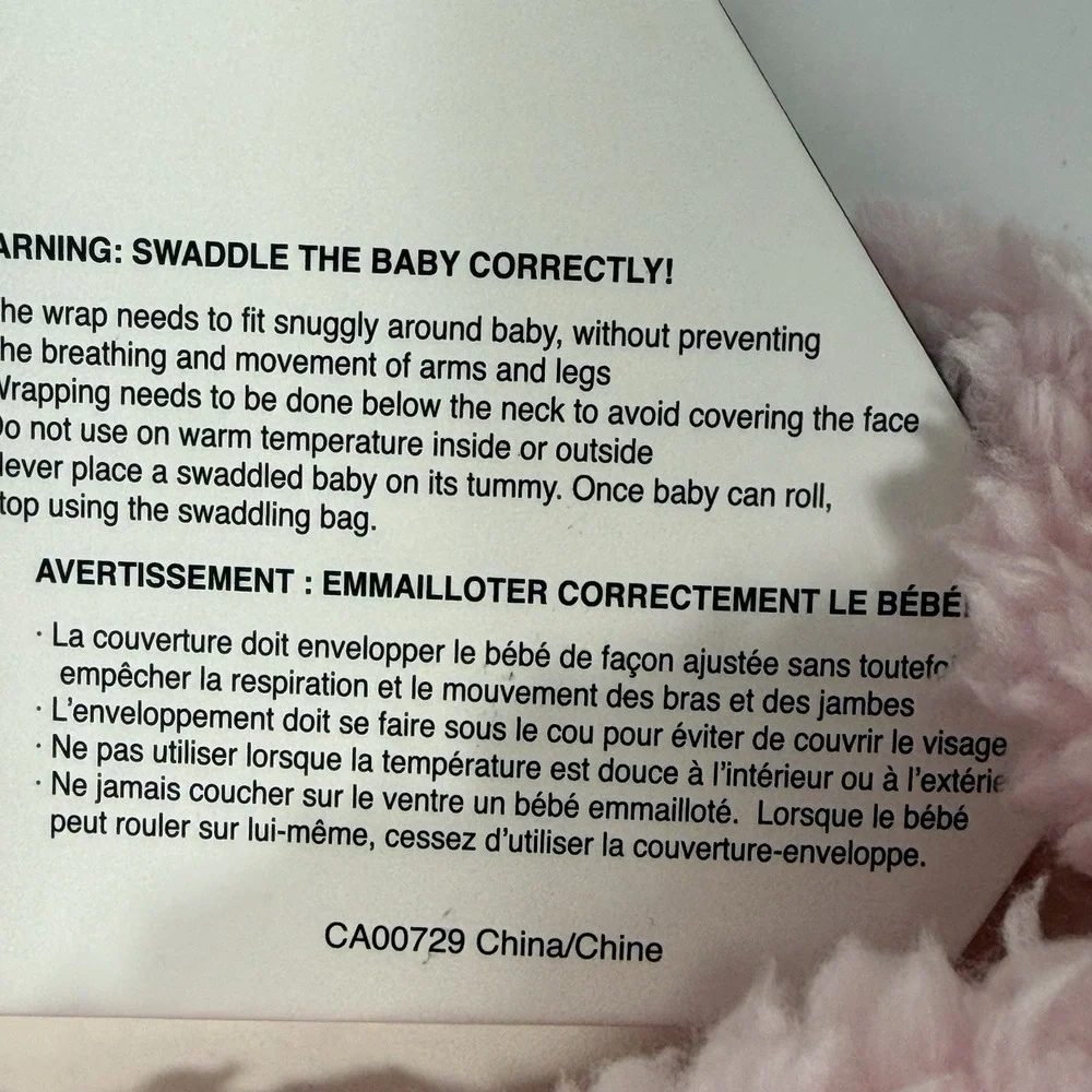 Baby Girl Swaddle Wrap Newborns 0-3‎ months Pink Unicorn Floral Soft Cute set 2
